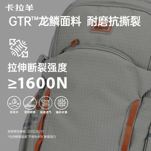 【考拉抱抱包】卡拉羊5维防下坠减负登山包大容量双肩包元气维他 CX5537/L 商品图3