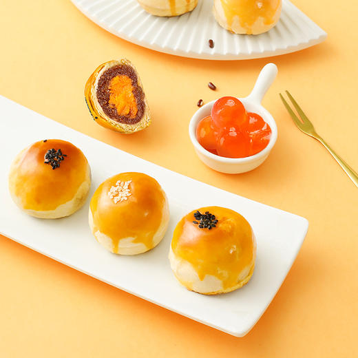 【河北帮扶】雅觅丨招牌蛋黄酥·混合装（3种口味） 360g 商品图4