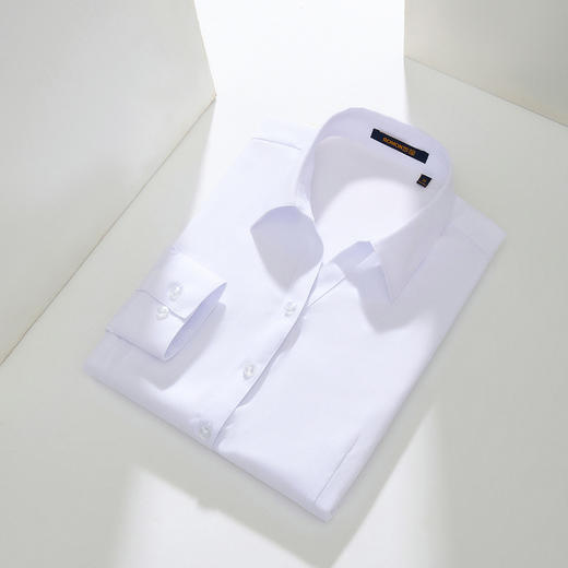 【含桑蚕丝莫代尔】罗蒙女士长袖衬衫舒适透气职业通勤气质轻盈舒适衬衣女 商品图8