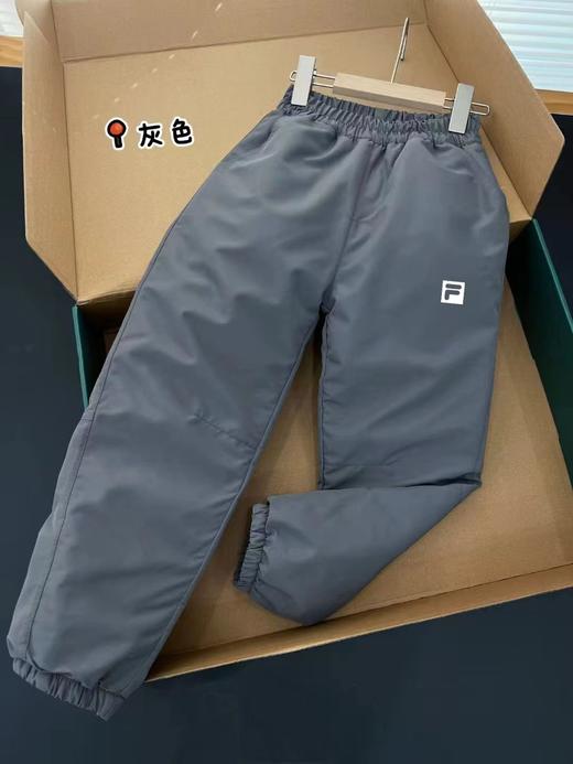 D122415冬季B备款儿童内里加绗棉加厚梭织棉裤 商品图4