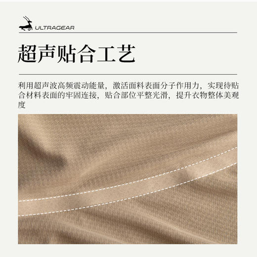 优极UG 静波·UP男女款竞速超声贴合跑步T恤 商品图3