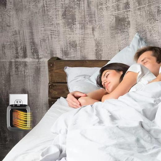 家用办公室便携取暖器迷你壁挂式黑科技暖风机节能省电浴霸款 商品图3