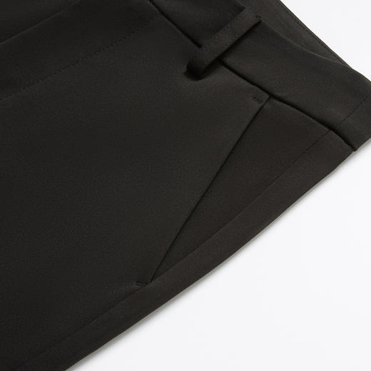 罗蒙女士微喇裤休闲百搭弹力九分裤直通喇叭裤显瘦九分裤子 商品图7