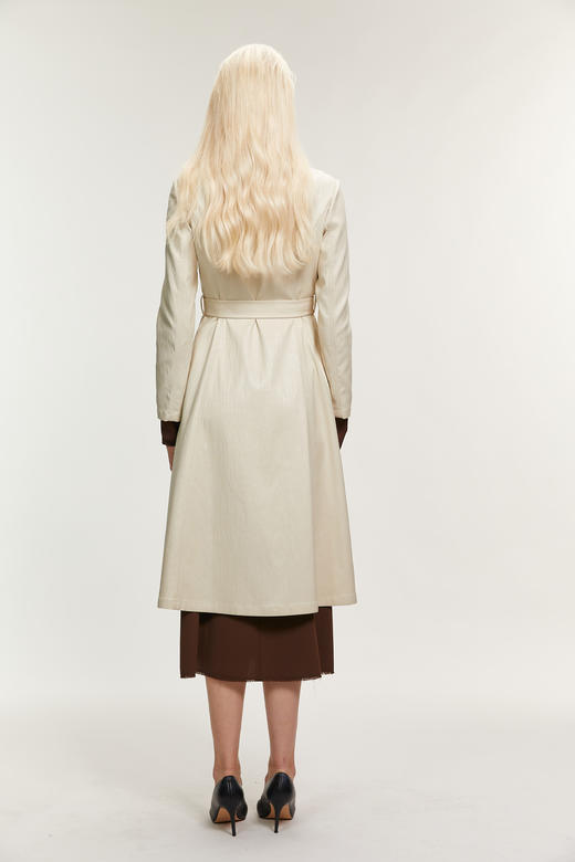 SAFICOO 优雅老钱 经典束腰式风衣 商品图3