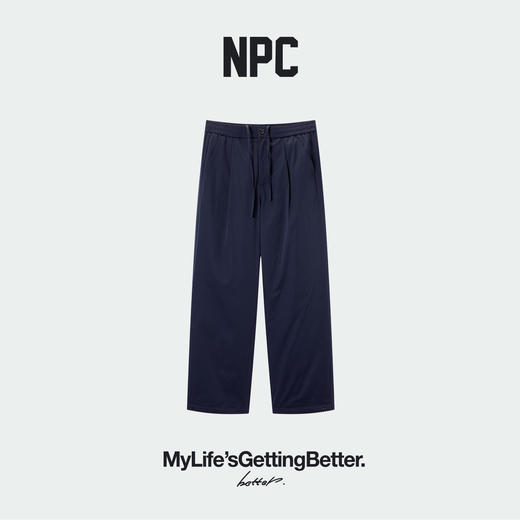 NPC潮牌90%白鸭绒三防直筒抽绳羽绒裤男舒适NP5ATR14户外休闲 商品图0