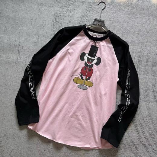 D122456米奇印花图案圆领长袖T恤男女同款 商品图14