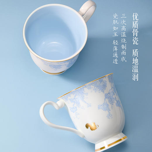 【故宫杯子】松鼠葡萄纹马克杯博物馆文创水杯茶杯送朋友生日礼物 商品图4