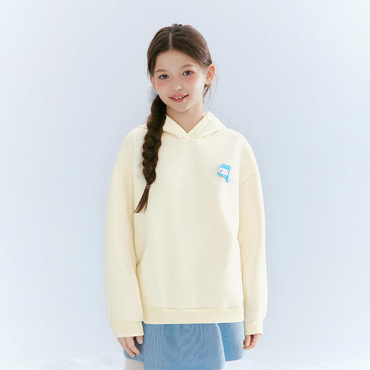 笛莎Deesha 童装女童2025冬甜美多色卫衣 商品图1