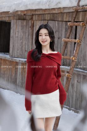 【门店同款】ENJOY冬季“相聚时刻”雪瑗翠珠短半裙 168993202