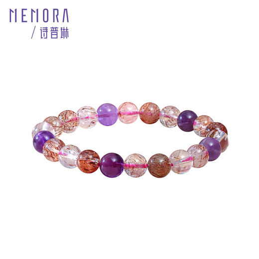 超七多彩水晶宝石手链送女士礼物MEMORA诗普琳CB208001 商品图5
