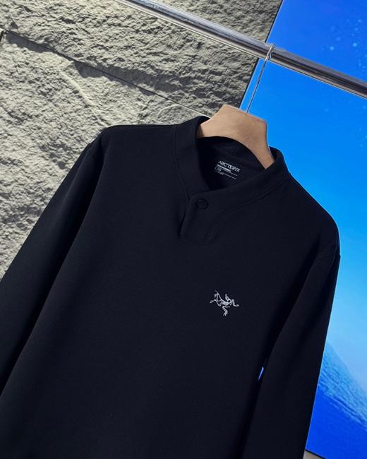 美利奴羊毛调温防臭防静电弹性修身长袖纯色半高领卫衣德绒打底衫 商品图5