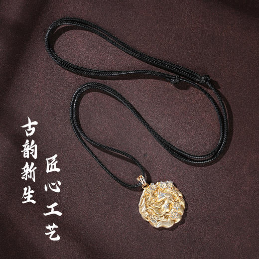 足银九尾狐吊坠高高级感灵狐挂坠复古项链挂件小众 商品图2