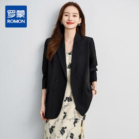 罗蒙女士西装外套时尚通勤休闲百搭气质干练职业气质有型西服外套