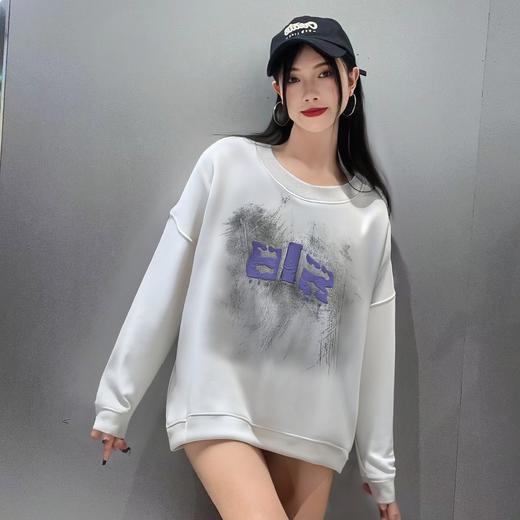 NC圆领抽绳喷色印字母卫衣50918冬季020364202227 商品图0