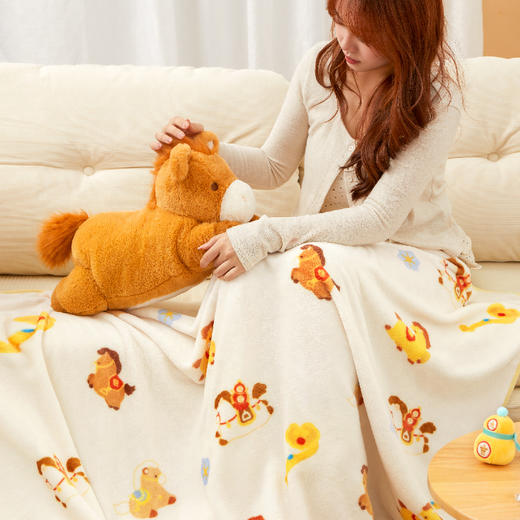 【故宫家居】小福马抱枕毯马年靠枕毯子二合一文创新年本命年礼物女 商品图1