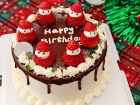 【圣诞主题】001款蛋糕圣诞节蛋糕生日蛋糕