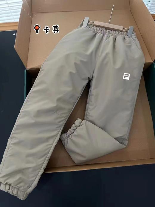 D122415冬季B备款儿童内里加绗棉加厚梭织棉裤 商品图3