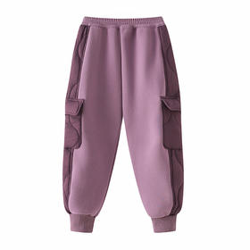 R79208绗棉拼接工装裤