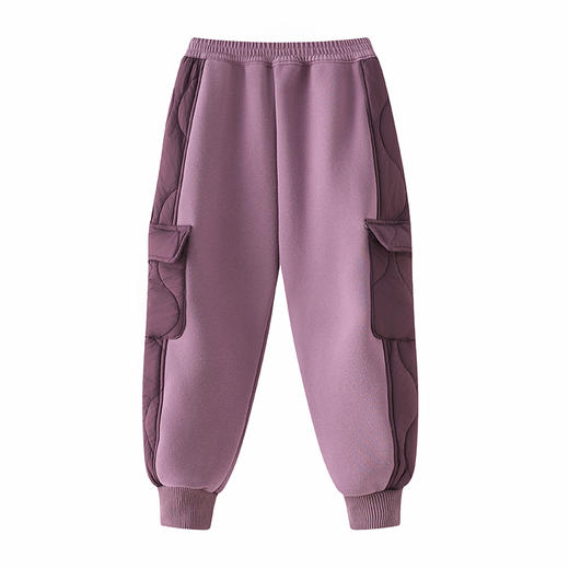 R79208绗棉拼接工装裤 商品图0