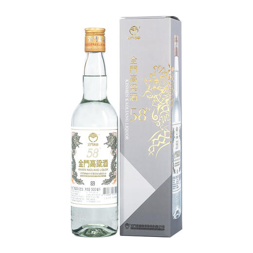 金门高粱酒白金龙58度 500ml 商品图0