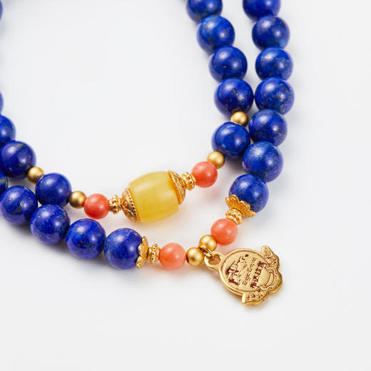 青金双圈手串 商品图3