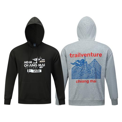 泰国清迈by UTMB®限定版连帽卫衣男女同款户外跑步运动越野跑保暖长袖（有赠品） 商品图2