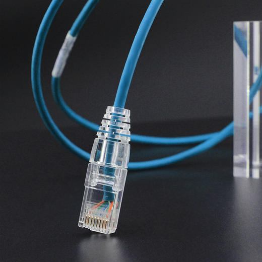 极细线@机房专用【超六类万兆✦无氧铜过测试】超六类CAT6A万兆成品无氧铜网线网络跳线宽带电脑高速网线极细线高速无氧铜28AWG超细机房软线 商品图3