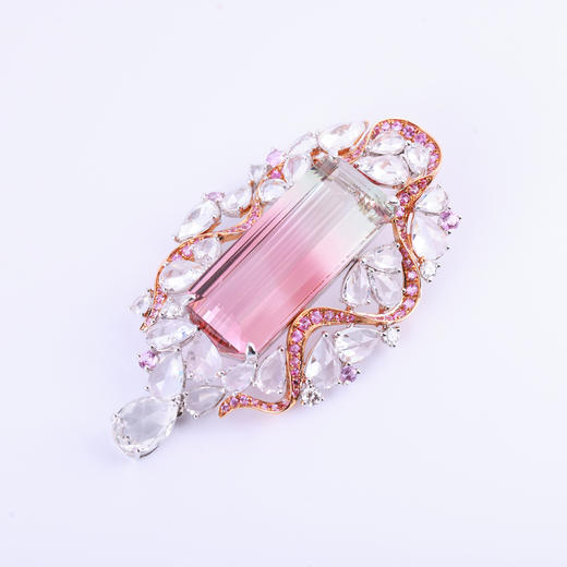 【霞彩】西瓜碧玺挂坠-CB12101065 商品图3