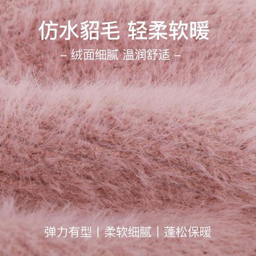 冬季保暖头带女仿水貂绒护耳头带女户外骑行运动发带女高弹发带男 商品图1