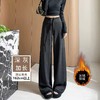 【超软糯！加厚高腰瑜伽裤】加绒裤子 女秋冬季垂感直筒阔腿裤 小个子高腰瑜伽裤加厚运动卫裤子 商品缩略图14