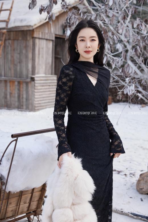 【门店同款】ENJOY冬季“暖冬软糖”精致蕾丝连衣裙 168148375 商品图6