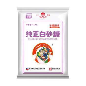 JING TANG京糖白糖 纯正白砂糖450g 中华老字号 烹饪茶品伴侣 /粮油调味 /调味品 /糖 商品图1