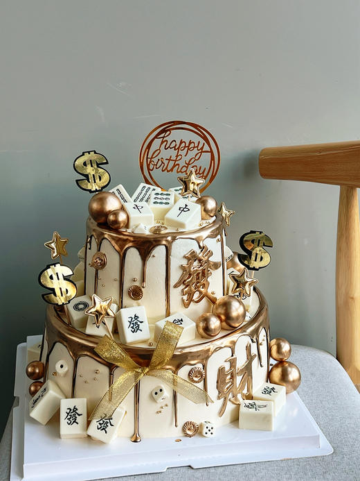 「男士」鎏金麻将 商品图1