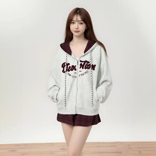 NC连帽加绒假两件卫衣外套50930冬季068504221601 商品图0