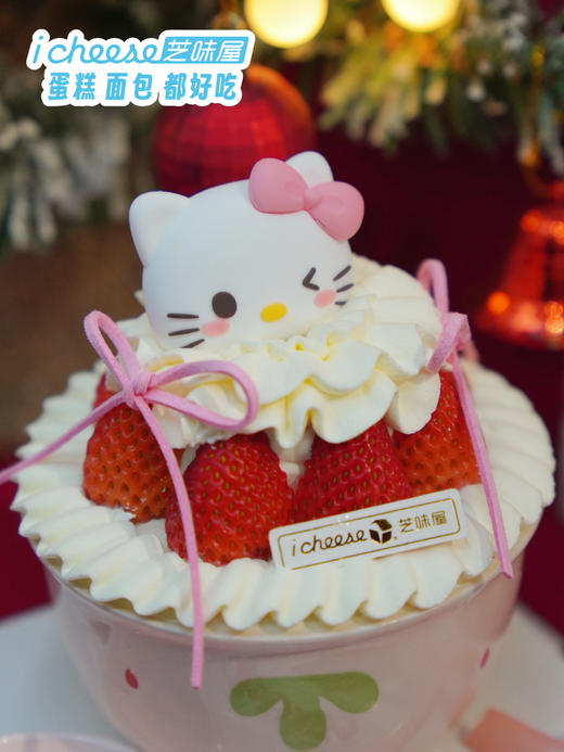 🎄草莓KT碗蛋糕 商品图3