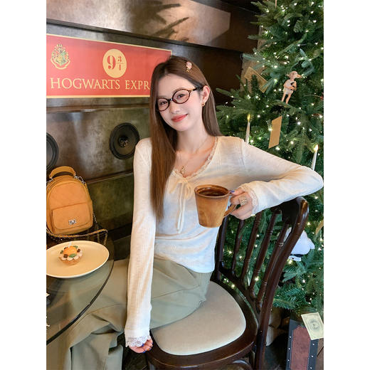 <曾小咸推荐>韩系长袖T恤女新款内搭 商品图1