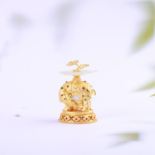 【吉祥如意】古玉花吉象摆件ZX2503055 商品图12