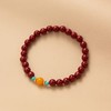 【红颜·红玛瑙朱砂手串】朱砂手串女本命年平安葫芦平安扣手链福禄淡水珍珠串珠子手饰品 商品缩略图8