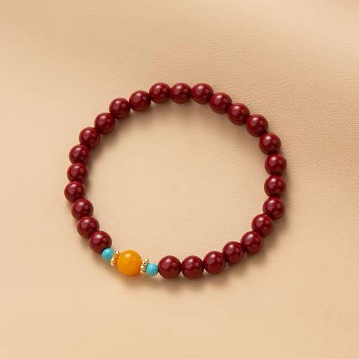 【红颜·红玛瑙朱砂手串】朱砂手串女本命年平安葫芦平安扣手链福禄淡水珍珠串珠子手饰品 商品图8