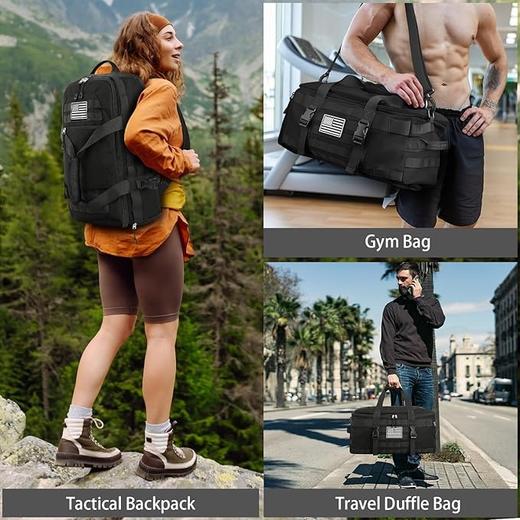 英国 ETRONIK 3合1战术旅行行李包健身包 带鞋仓 商品图4