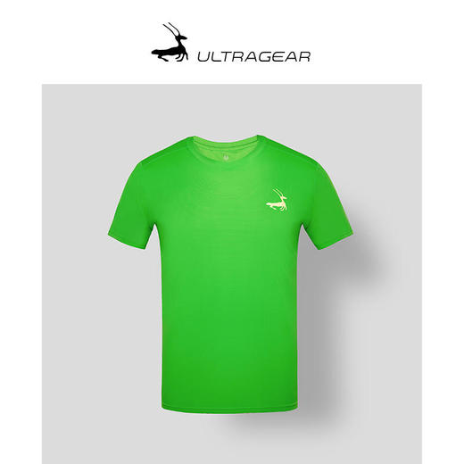 优极UG 男女款经典超轻速干跑步短袖T恤 商品图3