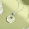 【百合如意】925纯银平安扣玉髓项链【JHY-N000666B】 商品缩略图3