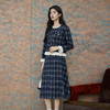 【降价】奢姿大码女装2025冬季减龄格纹拼接学院风两件套胖妹妹时尚套装9954953727 商品缩略图1