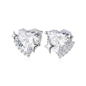 KADER卡蒂罗 心愿耳钉 925银耳饰女2023新款爆款小众设计高级感七夕礼物