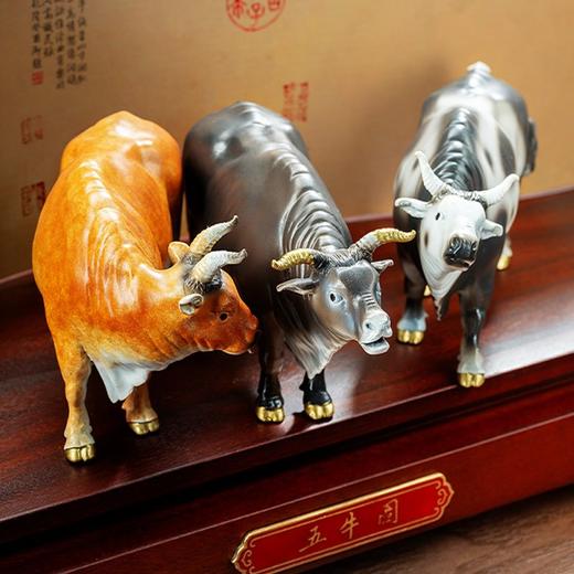 五牛图铜摆件 商品图3