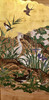 独角鹿西洋古董19世纪初日本江户时期出品狩野派风格「旭日花鸟走兽」主题金地纸本设色六曲屏风 商品缩略图7