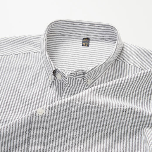 罗蒙男士长袖条纹衬衫时尚休闲舒适有型百搭日常简约长袖衬衣 商品图5