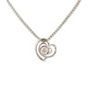 AU750白金简约时尚爱心造型0.257克拉钻石吊坠项链12.5*11.8*5.4MM（皆取最大值）链长：42CM 021225TJ44 商品缩略图0