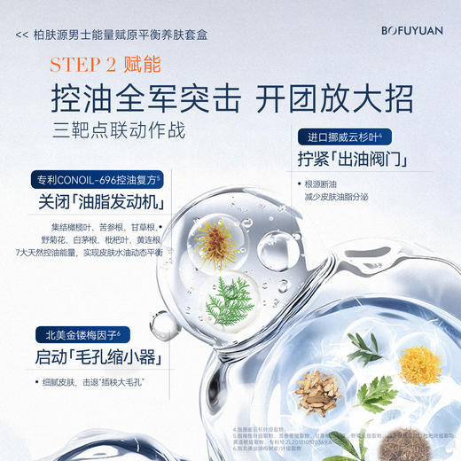 柏肤源男士能量赋原平衡养肤套盒 商品图2