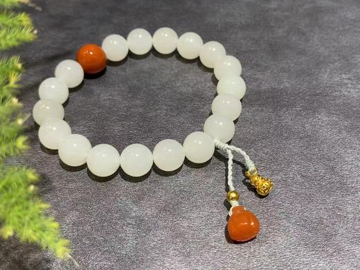 【御珠宫坊】羊脂白玉手串 商品图2